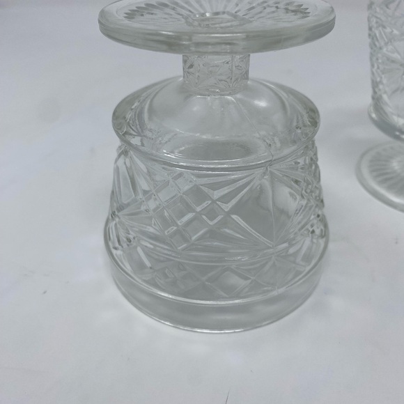 Set of 2 Vintage Parfait Dessert Glasses - Picture 4 of 6